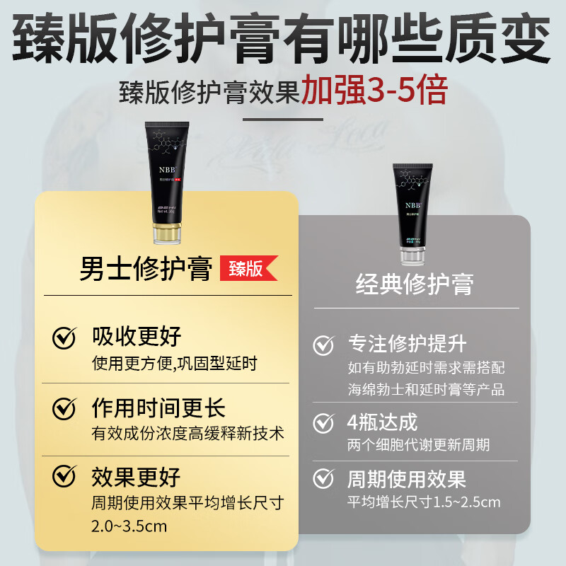 NBB修复膏臻版与经.